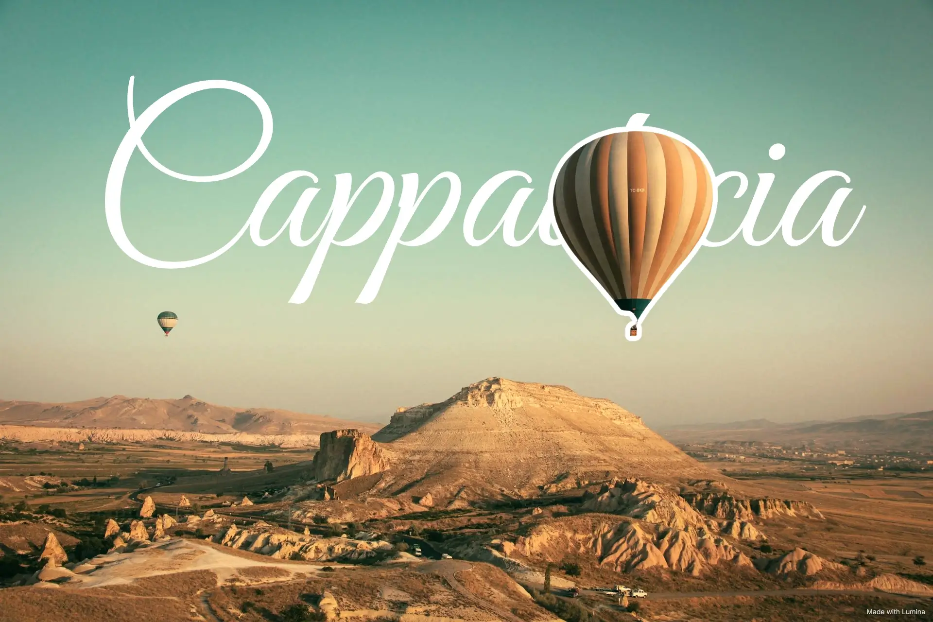 AI enhanced Cappadocia photo